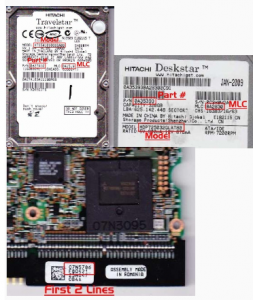 hitachi / ibm donor hard drive match criteria