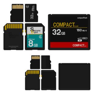 SD, SDHC, micro SD and mini SD memory card data recovery in London