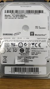 Samsung Spinpoint data recovery by Data Doctor, the specialist data recovery in central London
