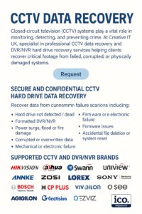 CCTV data recovery London